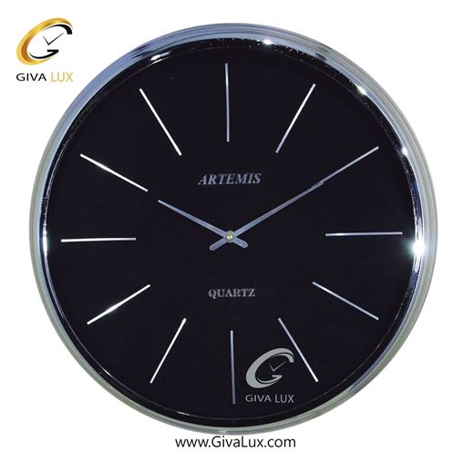 ساعت دیواری اورجینال آرتمیس آلیاژ فلزی نقره ای| کد رفرنس 90036، مدل: 2042Silver